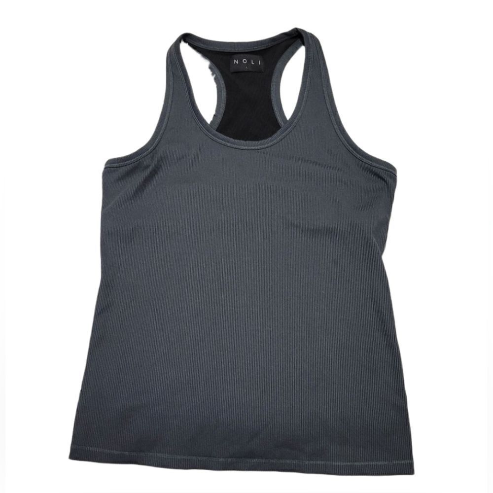 Noli racerback top with Built In Bra Sz L
